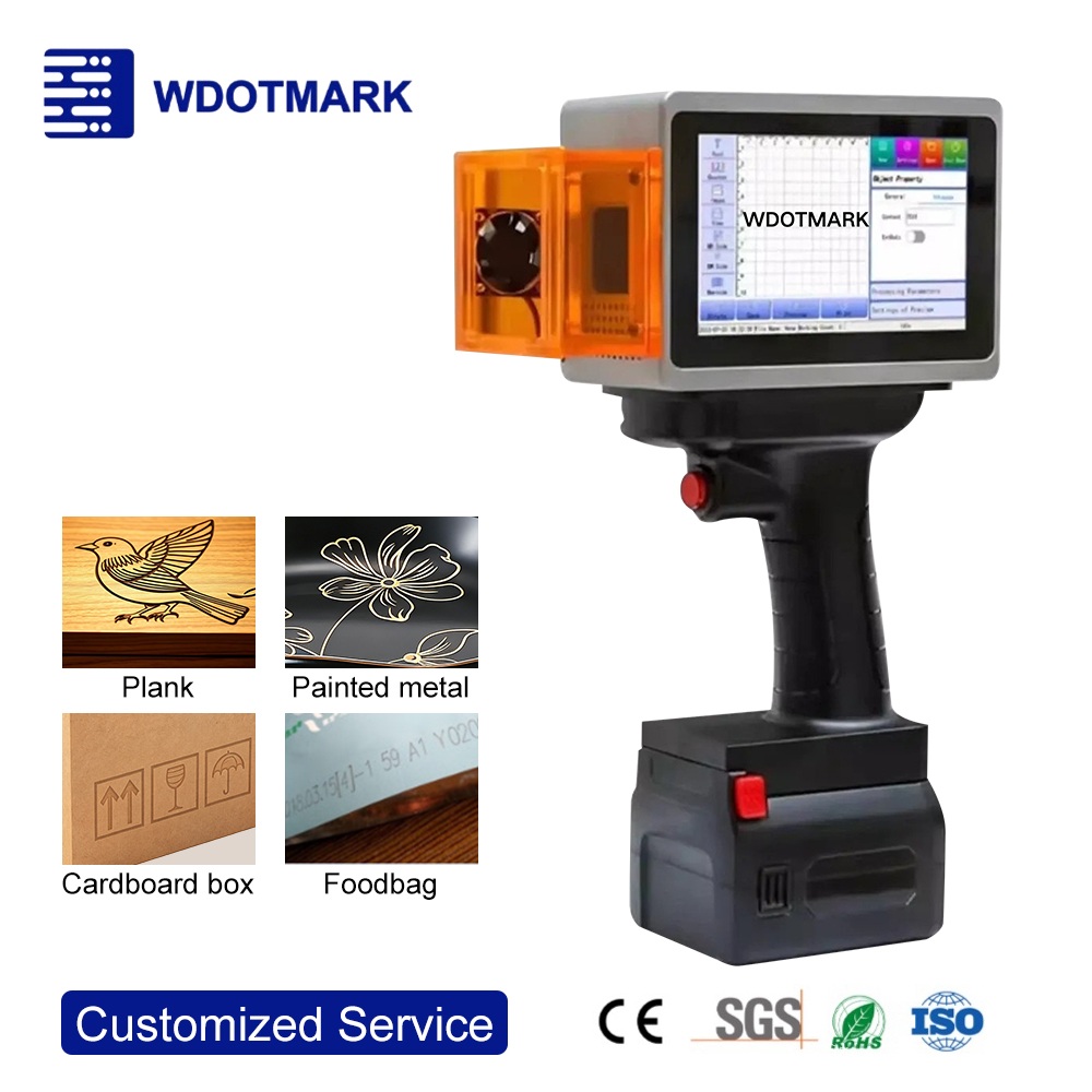 Máquina de marcação a laser de fibra portátil WDOTMARK